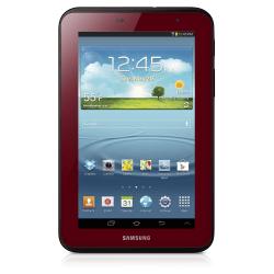 Samsung Galaxy Tab (R) 2 Wi-Fi Tablet And Case Bundle, 7in. Screen, 8GB, Garnet Red