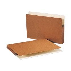 Smead(R) Workhorse Expanding File Pocket, 1 3/4in. Expansion, 9 1/2in. x 14 3/4in, 30% Recycled, Redrope