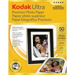 Kodak (R) Ultra-Premium Photo Paper, High Gloss, 8 1/2in. x 11in., 10 Mil, Pack Of 50 Sheets