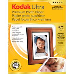 Kodak (R) Ultra-Premium Photo Paper, Gloss, 8 1/2in. x 11in., 10.5 Mil, Pack Of 50 Sheets
