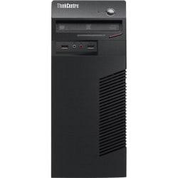 Lenovo ThinkCentre M73 10B10011US Desktop Computer - Intel Pentium G3420 3.20 GHz - Mini-tower - Business Black