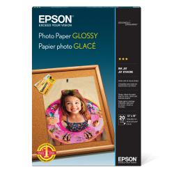 Epson (R) Glossy Photo Paper, 13in. x 19in., Pack Of 20 Sheets