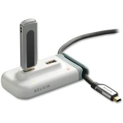 UPC 722868620472 product image for Belkin(R) USB 2.0 Plus 4-Port Hub, 9in.H x 5.5in.W x 2in.D, White | upcitemdb.com