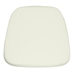 Flash Furniture Soft Fabric Chair Cushion For Wood/Resin Chiavari Chairs, Ivory