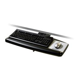 3M (TM) AKT70LE Adjustable Keyboard Tray, Black/Charcoal