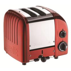 Dualit (R) NewGen Extra-Wide Slot Toaster, 2-Slice, Apple Candy Red