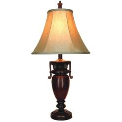 DSI Corsica 28 1/2in. Table Lamp, Italian Bronze Base, Cream Shade