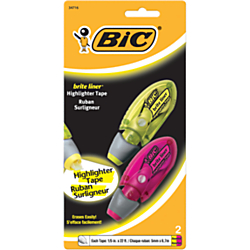 UPC 070330347168 product image for BIC(R) Brite Liner Highlighter Tape, Assorted, Pack Of 2 | upcitemdb.com