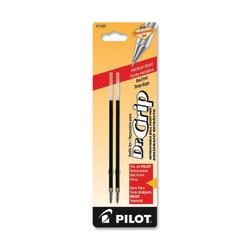 Pilot (R) Ballpoint Refills For Dr. Grip (R) , EasyTouch Retractable, RexGrip BeGreen And The Better (TM) Retractable Pens, Medium Point, 1.0 mm, Red Ink, Pack Of 2
