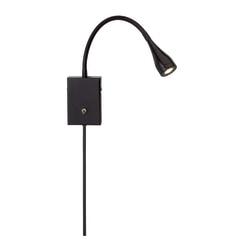 Adesso Seek LED Wall Lamp, 17in.H, Black