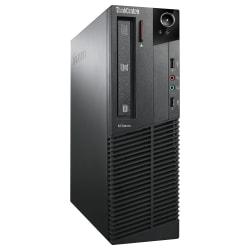 Lenovo ThinkCentre M93p 10A8002DUS Desktop Computer - Intel Core i7 i7-4770 3.40 GHz - Small Form Factor - Business Black