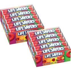 UPC 022000104274 product image for LifeSavers Hard Candy, Assorted Flavors, 11 Pieces Per Roll, 20 Rolls Per Pack | upcitemdb.com