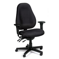 UPC 669245003117 product image for Raynor(R) Eurotech Multifunction Task Chair, 46in.H x 29in.W x 25in.D, Black  | upcitemdb.com