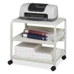 UPC 674785105597 product image for Iceberg Mobile Manager Steel Printer Stand, 19in.H x 21in.W x 16in.D, Platinum | upcitemdb.com
