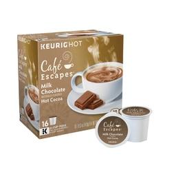 UPC 099555158014 product image for Cafe Escapes(TM) Milk Chocolate Hot Cocoa K-Cup(R) Pods, Box Of 16 | upcitemdb.com