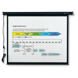 Quartet (R) Electronic Projector Screen, 70in. x 70in., Matte White