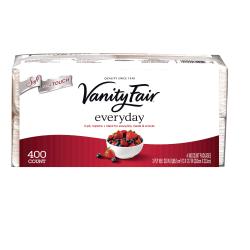 UPC 042000355049 product image for Vanity Fair(R) Everyday Napkins, 2 Ply, 13in. x 12 3/4in., White, 400 Sheets | upcitemdb.com