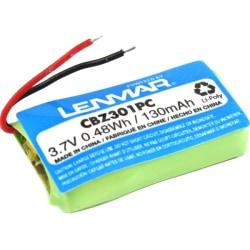 Lenmar(R) CBZ301PC Lithium-Polymer Cordless Phone Battery, 3.7 Volts, 130 mAh Capacity