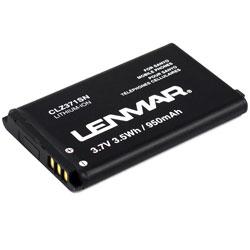 Lenmar CLZ371SN Lithium-Ion Cellular Phone Battery, 3.7 Volts, 950 mAh Capacity