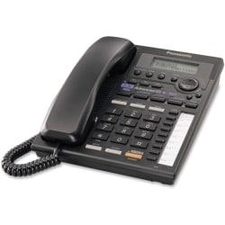 Panasonic(R) KX-TS3282B 2-Line Phone, Black