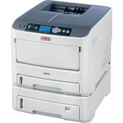Oki C610DTN LED Printer - Color - 1200 x 600 dpi Print - Plain Paper Print - Desktop