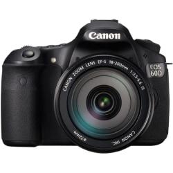 Canon EOS 60D 18 Megapixel Digital SLR Camera (Body with Lens Kit) - 18 mm - 200 mm