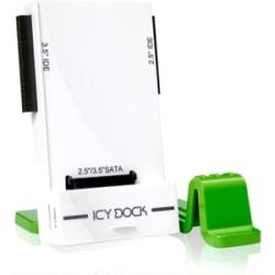 Icy Dock EZ-Dock MB881U3-1SA Drive Dock - External - White, Green