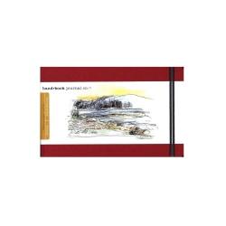 Hand Book Journal Co. Travelogue Drawing Journals, Landscape, 5 1/2in. x 8 1/4in., 128 Pages, Vermilion Red, Pack Of 2