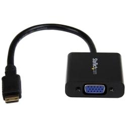 StarTech.com Mini HDMI to VGA Adapter Converter for Digital Still Camera \/ Video Camera - 1920x1080