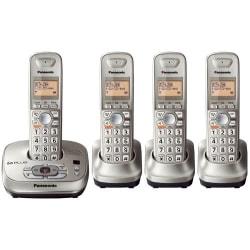Panasonic KX-TG4024N Cordless Phone - 1.90 GHz - DECT 6.0 - Champagne Gold