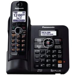 Panasonic KX-TG6641B Cordless Phone - 1.90 GHz - DECT 6.0 - Black