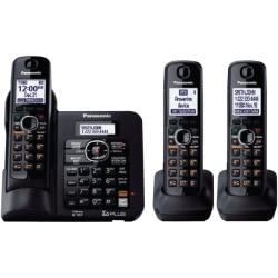 Panasonic KX-TG6643B Cordless Phone - 1.90 GHz - DECT 6.0 - Black