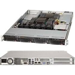 Supermicro SuperServer 6017R-NTF Barebone System - 1U Rack-mountable - Intel C602 Chipset - Socket R LGA-2011 - 2 x Processor Support - Black