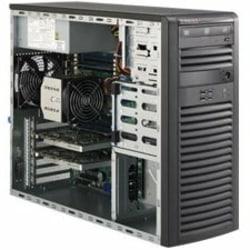 Supermicro SuperServer 5037A-i Barebone System Mid-tower - Intel C602 Chipset - Socket R LGA-2011 - 1 x Processor Support - Black