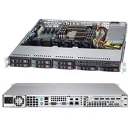 Supermicro SuperServer 1027B-MTF Barebone System - 1U Rack-mountable - Intel C602 Chipset - Socket B2 LGA-1356 - 2 x Processor Support - Black