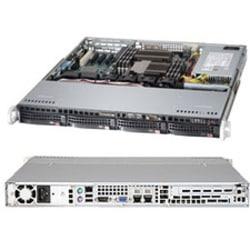 Supermicro SuperServer 6017B-MTF Barebone System - 1U Rack-mountable - Intel C602 Chipset - Socket B2 LGA-1356 - 2 x Processor Support - Black