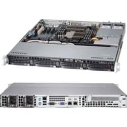 Supermicro SuperServer 6017B-MTRF Barebone System - 1U Rack-mountable - Intel C602 Chipset - Socket B2 LGA-1356 - 2 x Processor Support - Black