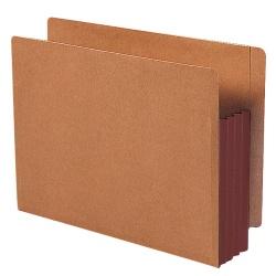 UPC 086486736817 product image for Smead(R) Extra-Wide Redrope End-Tab File Pocket With Dark Brown Tyvek(R) Gusset, | upcitemdb.com
