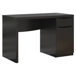 Workspace Solutions By Bush Furniture Montrese Desk, 30 1/4in.H x 47 1/4in.W x 23 1/4in.D, Black