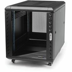 StarTech.com 12U 36in Knock-Down Server Rack Cabinet with Casters