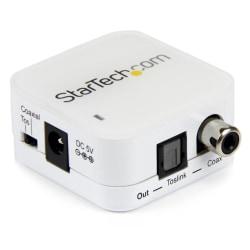 StarTech.com Two Way Digital Coax to Toslink Optical Audio Converter Repeater