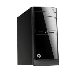 HP 110-210 Desktop Computer With AMD A4 Quad-Core Accelerated Processor