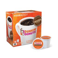 Dunkin' Donuts(R) Original Blend Coffee K-Cup(R) Pods, 0.4 Oz, Box Of 16