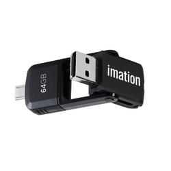 UPC 051122296154 product image for Imation 2-in-1 Swivel Micro USB Flash Drive, 64GB | upcitemdb.com
