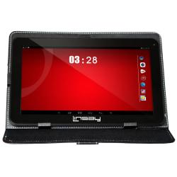 LINSAY F-10HD2CORE Tablet Bundle With 10.1in. Screen, 8GB Storage Stand/Case