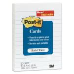 3M Post-it(R) Ruled Stickable Index Cards