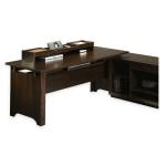 Sauder(R) Forte Collection Desk Return, 28 3/5in.H x 71 1/10in.W x 29 3/10in.D, Dark Alder