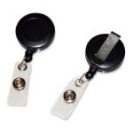 Fellowes R  Horizontal ID Badge Belt Clips  4 1 2i