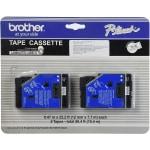 Brother Model TC-20 Black On White Tapes, 1/2in. x 25