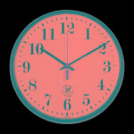Buy Chicago Lighthouse 12in. Slimline Atomic Wall Clock by Chicago Lighthouse